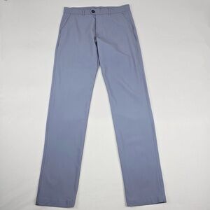 GREYSON.- Mens 31x32 Montauk Performance Golf Trousers Pants- Wolf Blue Gray